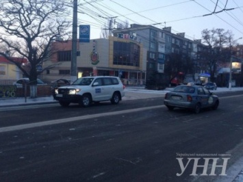 В Мариуполе представитель ОБСЕ попал в ДТП