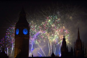 В Лондоне в новогоднюю ночь звучал микс из песен лучших британских исполнителей