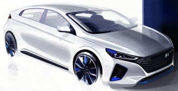 Hyundai показал новые тизеры Ioniq