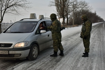 Блокпосты Донецкой области. На боевом дежурстве при -20°С