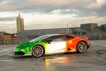Lamborghini Huracan получил экстравагантный 3-цветный окрас