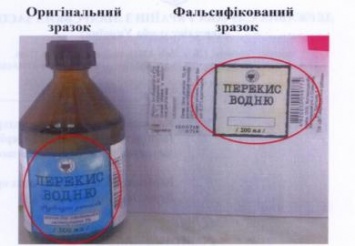 В украинские аптеки поступила фальсифицированная перекись водорода