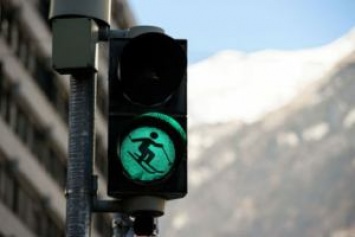 Австрия: Инсбрук поставил спортивные светофоры