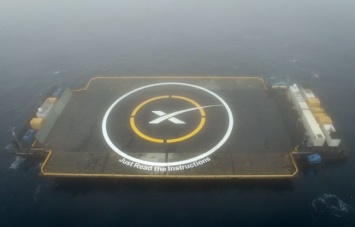 SpaceX в третий раз не удалось посадить первую ступень Falcon 9 на баржу