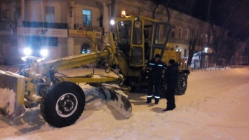 «Ника-Тера» помогает ликвидировать последствия снегопада в Николаеве