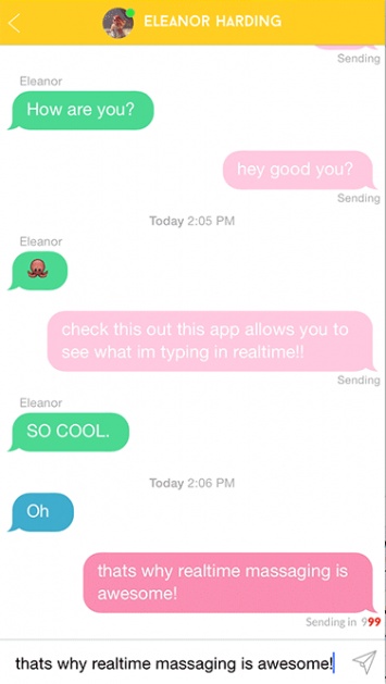 Hiboo: мобильный мессенджер, позволяющий видеть текст сообщения до нажатия кнопки «Отправить»