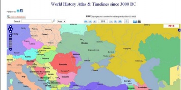 При помощи сайта можно узнать, какие страны занимали территорию Украины в прошлом