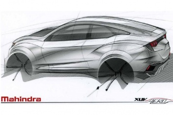 Опубликован тизер кросс-купе Mahindra XUV Aero