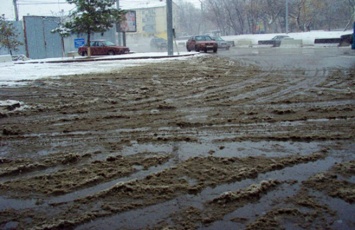 Дороги Киева превратятся в "черную кашу"