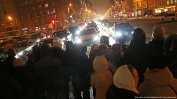 Валютные заемщики частично перекрыли Тверскую улицу в Москве