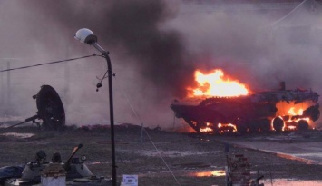 В российской военной части произошла серия взрывов (фото, видео)