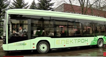 Во Львове запустили первый украинский электробус