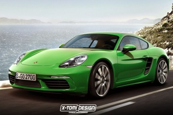 Porsche 718 Cayman S выглядит неплохо на рендере