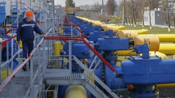 Украина сократила запасы газа в хранилищах более чем на треть