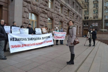 Под КГГА сегодня будут протестовать против незаконных застроек