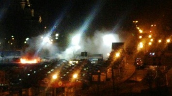 В Донецке ночью горел Крытый рынок (ФОТО)
