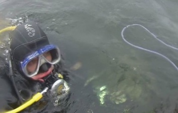 В Днепре, возле моста Патона, подводный охотник обнаружил тело мужчины