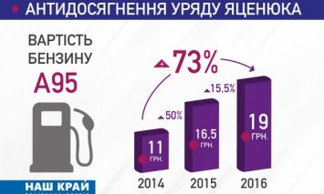 Инфляция 43% и пенсия 41 у.е., - представлен антиотчет правительства Яценюка