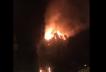 В Астане горит 88-этажный бизнес комплекс