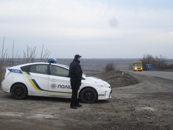 Николаевские полицейские теперь патрулируют участок Одесской трассы в районе Коблево