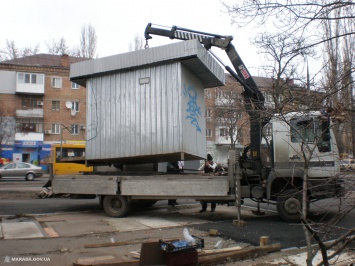 В Заводском районе демонтировали незаконные МАФы и рекламные средства