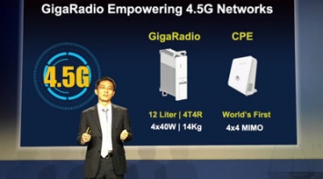 Huawei представила решение GigaRadio для массового развертывания 4.5G