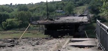 Псевдовласть в Луганском регионе отказывается восстанавливать мост через Северский Донец