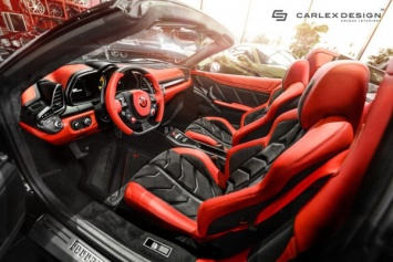 Carlex Design преобразили салон Ferrari 458 Spider