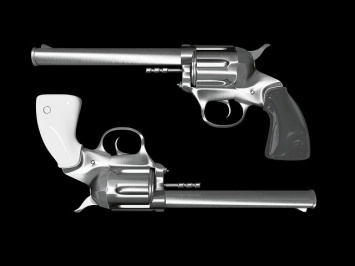 Пистолеты, созданные из метеорита