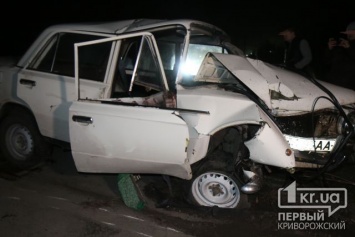 В Кривом Роге ВАЗ влетел в дерево. Есть пострадавшие