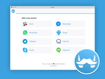 «Супермессенджер» Franz объединяет восемь популярных приложений для обмена сообщениями в одном окне