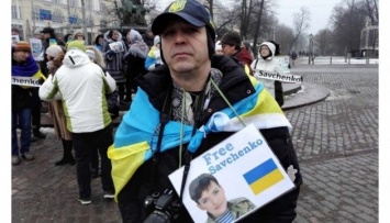 В центре Хельсинки прошла демонстрация за освобождение Савченко