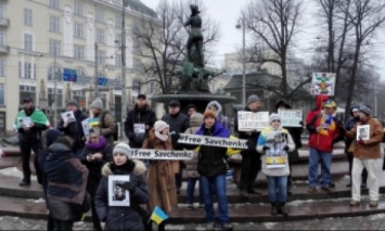 В Хельсинки прошел митинг за освобождение Савченко