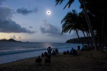NASA продемонстрировало визуализацию солнечного затмения 8 марта