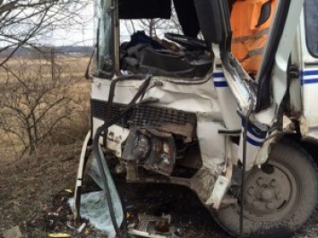 ДТП на Львовщине: в Червонограде столкнулись два рейсовых автобуса
