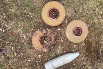 В Красноармейском районе правоохранители изъяли у молодого человека 3 противотанковые мины и крупнокалиберный снаряд