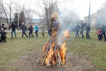 Проводы зимы в селе Доброполье