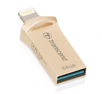 Transcend представила флеш-накопитель JetDrive Go 500, оснащенный разъемами Lightning и USB-A