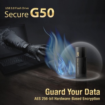 SP Silicon Power представил USB-накопитель Secure G50 с интерфейсом USB 3.0