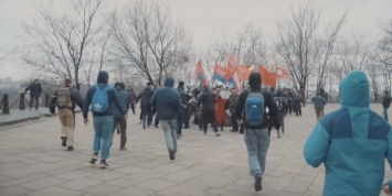 В Киеве активисты "Азова" победили пожилых коммунистов
