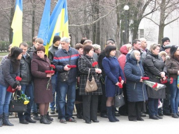 В Запорожье отметили годовщину мобилизации (ФОТО)