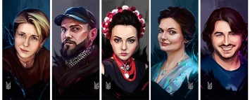 Художник из Запорожья создал серию портретов известных волонтеров (ФОТО)