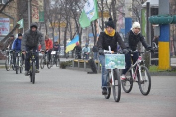 В Запорожье состоялся благотворительный велопробег (ФОТО)