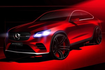 Новый тизер Mercedes GLC Coupe