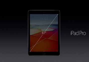 Apple представила iPad Pro с экраном 9,7 дюйма