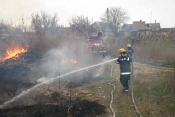 Под Одессой в райцентре неизвестный устроил рекордный пожар