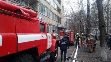 В Киеве горело здание школы-интерната