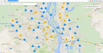 Появилась интерактивная карта парковок Киева