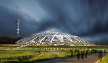Процесс строительства стадиона «Самара-Арена» заснял беспилотник