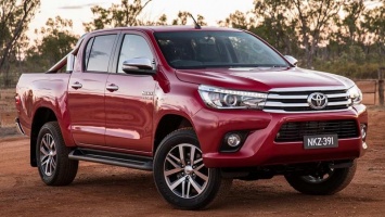 Toyota Hilux не сдает позиций в ТОП-5 пикапов в России